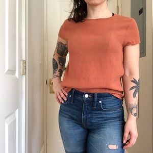 H&M peach blouse shirt